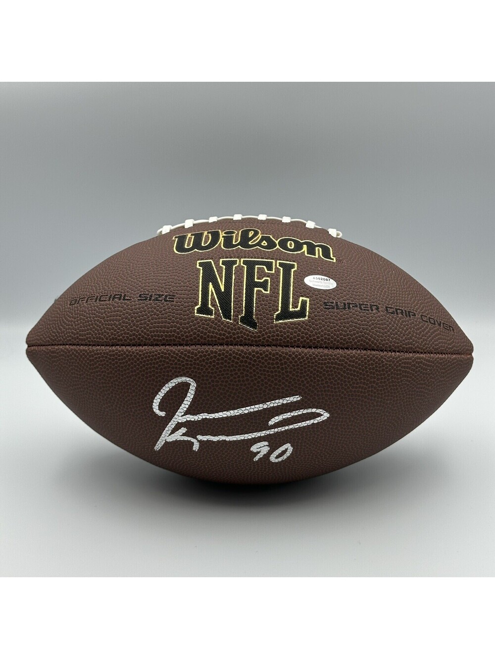 Jevon Kearse Signed Wilson NFL Football - Schwartz Tennessee Titans